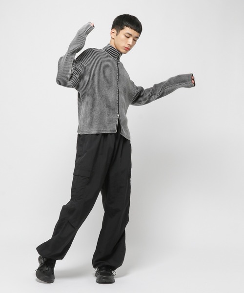 3.3 Field Trip （3.3フィールドトリップ）の「3.3 Field Trip／ピグメントZIPニット（カーディガン/ボレロ・メンズ・ブラック/ダークブラウン・MEDIUM/LARGE）」の16枚目の写真