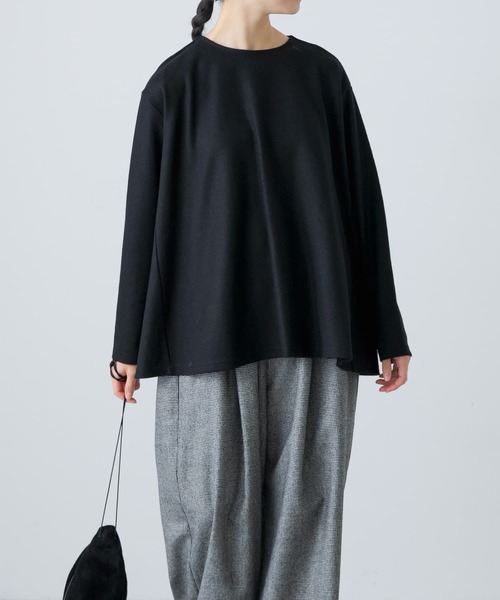 かぐれ（カグレ）の「ウールフレアプルオーバー（Tシャツ/カットソー 