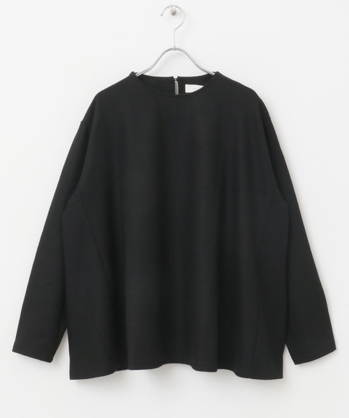 新品タグ付き アーバンリサーチ かぐれ ウールフレアプルオーバー　 BLACK 新品タグ付き アーバンリサーチ かぐれ ウールフレアプルオーバー