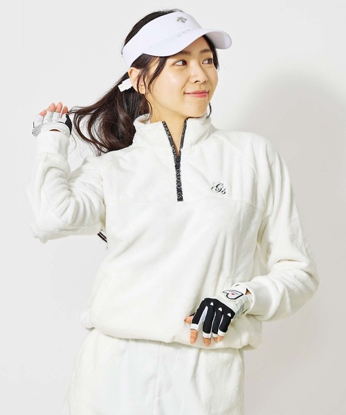 【美品】FR2 ゴルフ サークルロゴ ハーフジップスウェット 刺繍ロゴ 即完売品 FR2ゴルフトレーナーハーフジップ即完売品サークルロゴ