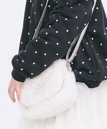 apres les cours | パールリボンファーポシェット(ショルダーバッグ)