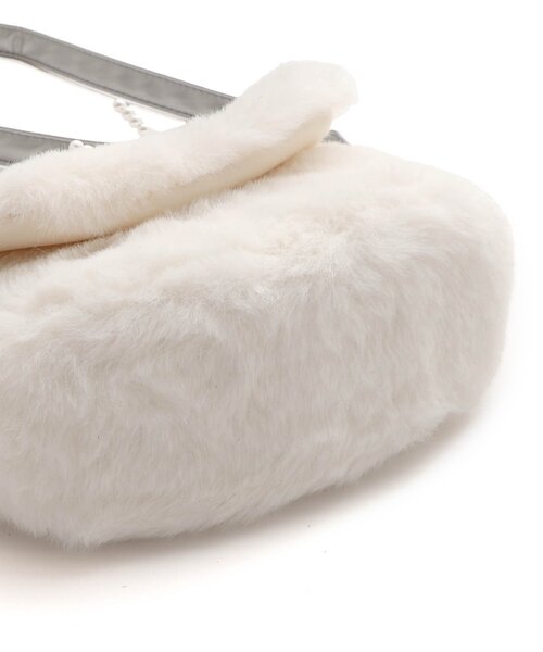 apres les cours（アプレレクール）の「パールリボンファーポシェット（ショルダーバッグ・キッズ・アイボリー・FREE）」の11枚目の写真