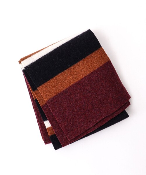 ROBERT MACKIE(ロバートマッキー)の「【ROBERT MACKIE/ロバート・マッキー】CROY MUFFLER 20 24AW(マフラー・メンズ・ブラウン系その他/ブルー系その他/レッド系その他・FREE)」の3枚目の写真