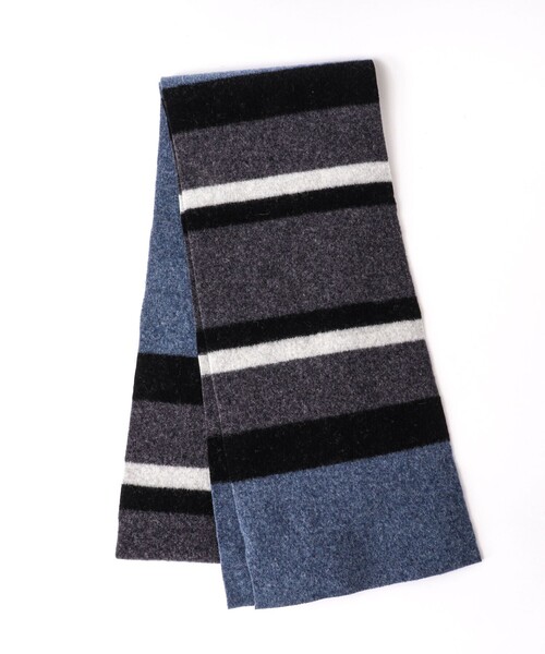 ROBERT MACKIE(ロバートマッキー)の「【ROBERT MACKIE/ロバート・マッキー】CROY MUFFLER 20 24AW(マフラー・メンズ・ブラウン系その他/ブルー系その他/レッド系その他・FREE)」の4枚目の写真