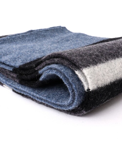 ROBERT MACKIE(ロバートマッキー)の「【ROBERT MACKIE/ロバート・マッキー】CROY MUFFLER 20 24AW(マフラー・メンズ・ブラウン系その他/ブルー系その他/レッド系その他・FREE)」の5枚目の写真