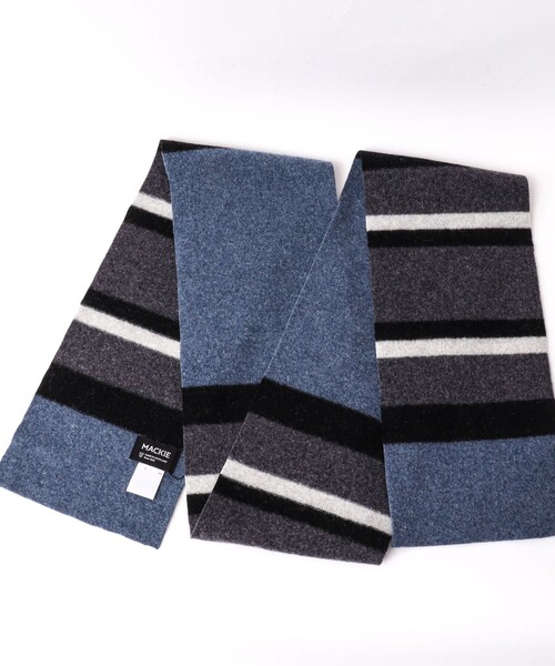 ROBERT MACKIE(ロバートマッキー)の「【ROBERT MACKIE/ロバート・マッキー】CROY MUFFLER 20 24AW(マフラー・メンズ・ブラウン系その他/ブルー系その他/レッド系その他・FREE)」の7枚目の写真