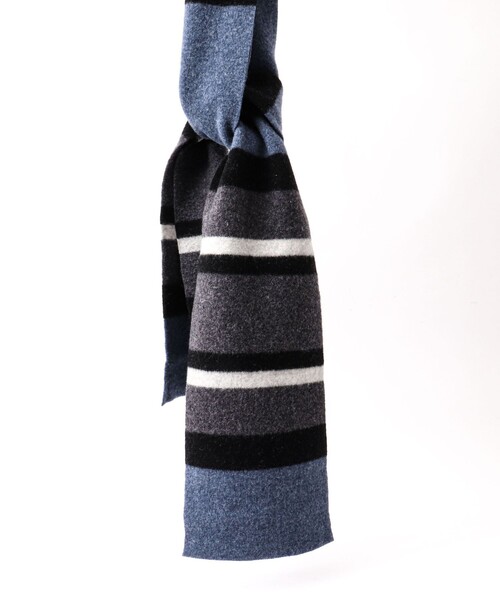 ROBERT MACKIE(ロバートマッキー)の「【ROBERT MACKIE/ロバート・マッキー】CROY MUFFLER 20 24AW(マフラー・メンズ・ブラウン系その他/ブルー系その他/レッド系その他・FREE)」の12枚目の写真