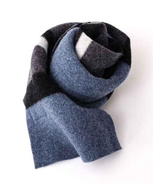 ROBERT MACKIE(ロバートマッキー)の「【ROBERT MACKIE/ロバート・マッキー】CROY MUFFLER 20 24AW(マフラー・メンズ・ブラウン系その他/ブルー系その他/レッド系その他・FREE)」の15枚目の写真