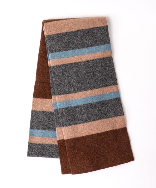 ROBERT MACKIE(ロバートマッキー)の「【ROBERT MACKIE/ロバート・マッキー】CROY MUFFLER 20 24AW(マフラー・メンズ・ブラウン系その他/ブルー系その他/レッド系その他・FREE)」の16枚目の写真