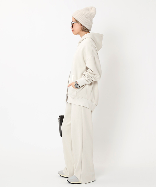 EVERYDAY I LIKE.(エヴリディアイライク)の「NEWウォームジップフーディ(Tシャツ/カットソー・レディース・ブラック/グレー/ホワイト・FREE)」の7枚目の写真