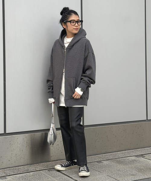 AP STUDIO NEWウォームジップフーディ 美品 AP STUDIO NEWウォームジップフーディ