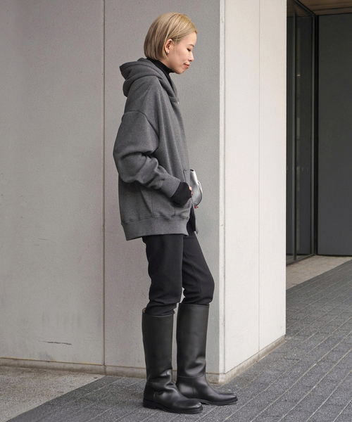 EVERYDAY I LIKE.(エヴリディアイライク)の「NEWウォームジップフーディ(Tシャツ/カットソー・レディース・ブラック/グレー/ホワイト・FREE)」の21枚目の写真