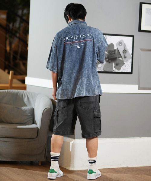 DC(ディーシー)の「DC/ディーシー ワイドカーゴショーツ/ハーフパンツ デニム DWS251078(その他パンツ・メンズ・ライトインディゴブルー/ライトブラック/カーキ/ブラック・L/M/XL)」の17枚目の写真