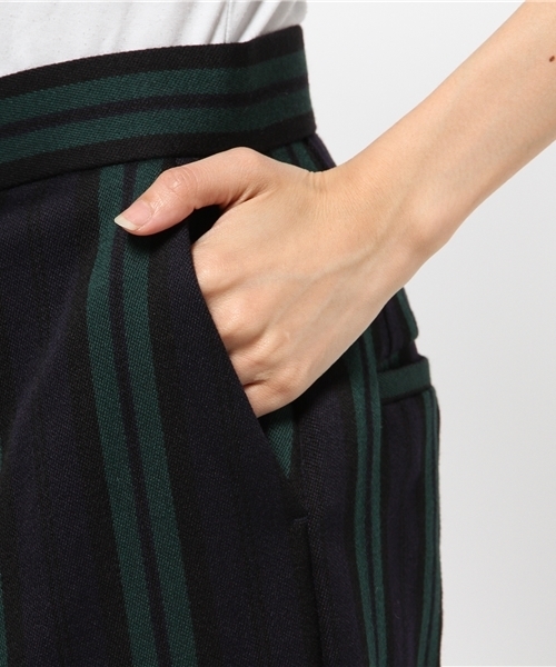 robbem（ロベム）の「【robbem】ストライプガウチョパンツ（その他パンツ・レディース・グリーン/グレー・38）」の7枚目の写真