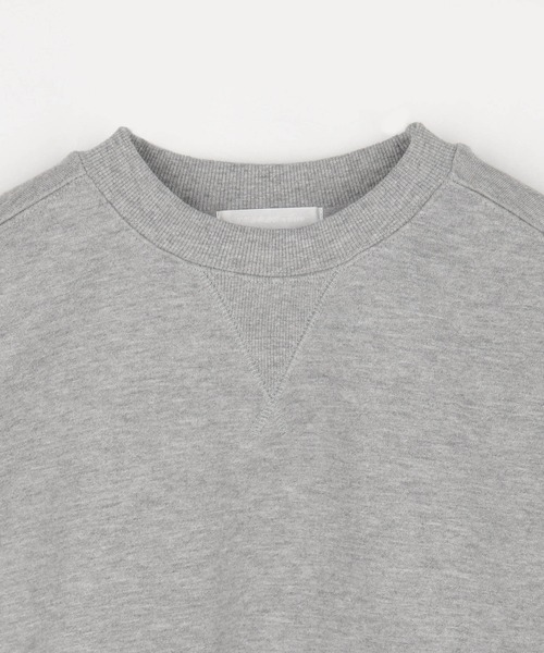 NICOLE white（ニコルホワイト）の「異素材使い裏起毛プルオーバー（Tシャツ/カットソー・レディース・グレー/ホワイト/チャコール・FREE）」の8枚目の写真