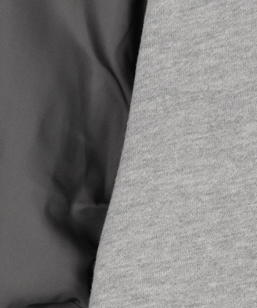 NICOLE white（ニコルホワイト）の「異素材使い裏起毛プルオーバー（Tシャツ/カットソー・レディース・グレー/ホワイト/チャコール・FREE）」の12枚目の写真