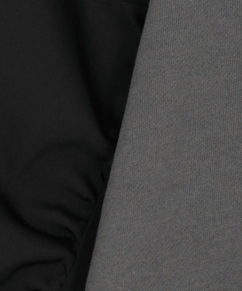 NICOLE white（ニコルホワイト）の「異素材使い裏起毛プルオーバー（Tシャツ/カットソー・レディース・グレー/ホワイト/チャコール・FREE）」の14枚目の写真