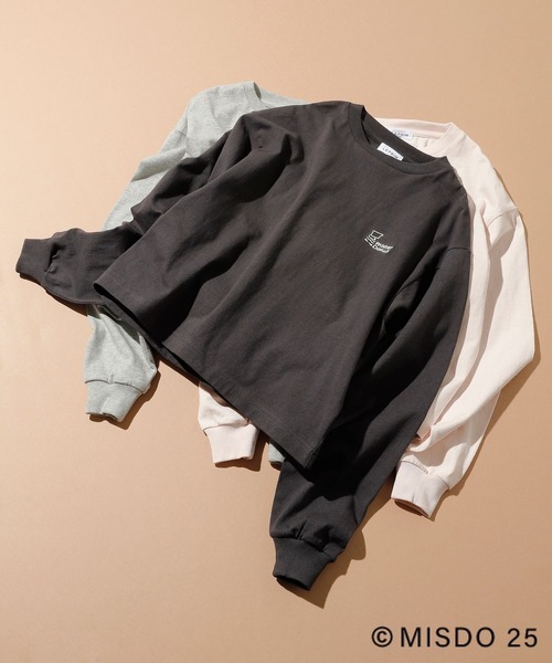 LEPSIM（レプシィム）の「【Mister Donut×LEPSIM】【KIDS】フォトロンT　286030（Tシャツ/カットソー・キッズ・グレー/チャコールグレー/ピンク・130）」の2枚目の写真