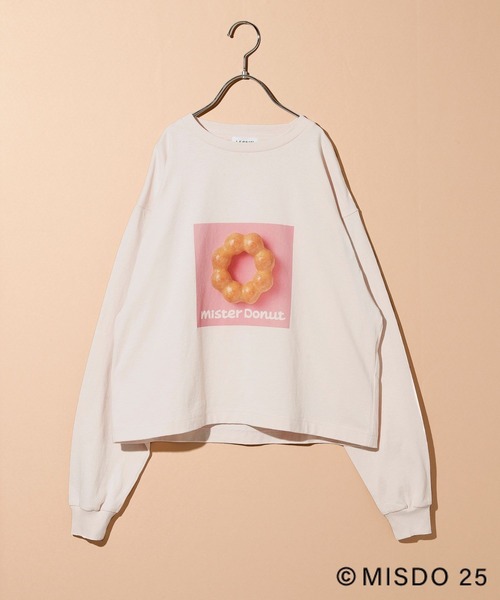 LEPSIM（レプシィム）の「【Mister Donut×LEPSIM】【KIDS】フォトロンT　286030（Tシャツ/カットソー・キッズ・グレー/チャコールグレー/ピンク・130）」の5枚目の写真