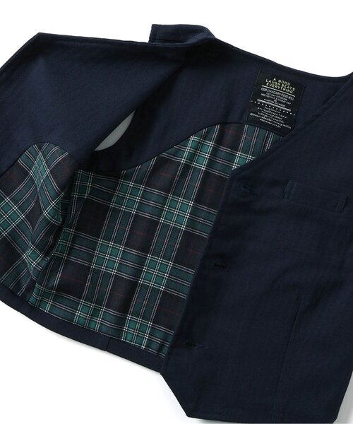 BREEZE（ブリーズ）の「【セットアップ可】フォーマルベスト（スーツベスト・キッズ・ネイビー/グレー・130/120/110/100/90）」の11枚目の写真