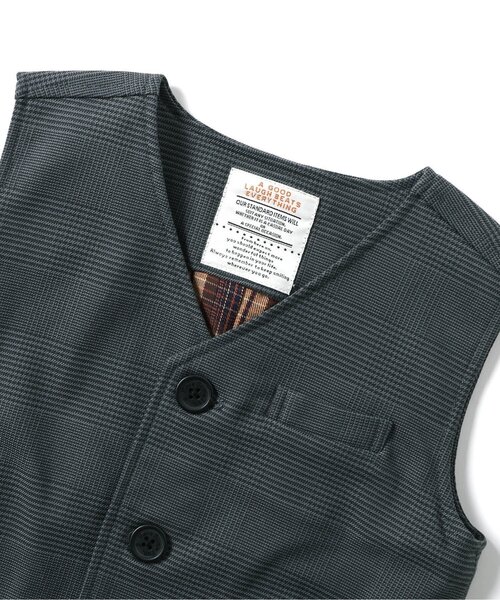 BREEZE（ブリーズ）の「【セットアップ可】フォーマルベスト（スーツベスト・キッズ・ネイビー/グレー・130/120/110/100/90）」の9枚目の写真