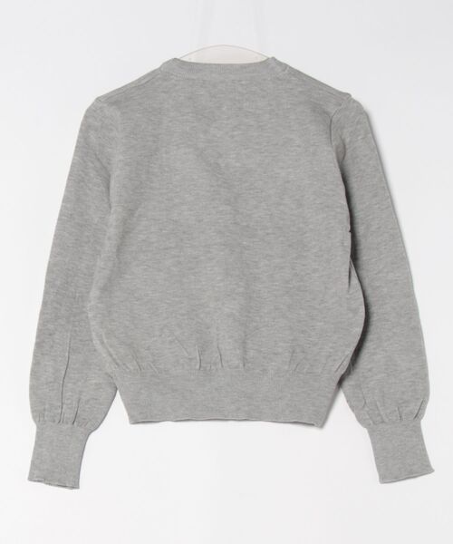 STYLEBLOCK（スタイルブロック）の「フロントリボンニット（ニット/セーター・レディース・グレー/ベージュ系その他/ブラック/ホワイト/レッド・FREE）」の6枚目の写真