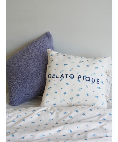gelato pique Sleep（ジェラートピケスリープ）の「【Sleep】バリエーションプリントクッションカバー（クッション/クッションカバー・レディース・ブルー/アイボリー/ピンク・FREE）」の4枚目の写真