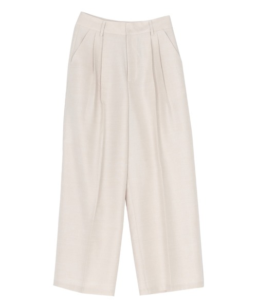 titivate（ティティベイト）の「リネンライクツータックワイドパンツ（その他パンツ・レディース・サンドベージュ/ホワイト/ライトベージュ/ブラウン系その他・SP/S/M/MT/L）」の19枚目の写真