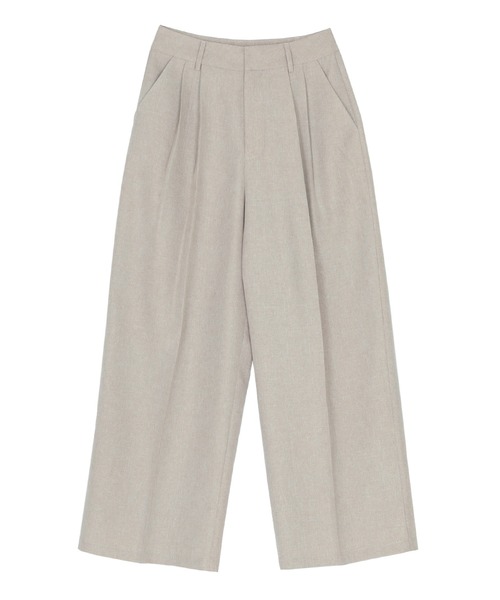 titivate（ティティベイト）の「リネンライクツータックワイドパンツ（その他パンツ・レディース・サンドベージュ/ホワイト/ライトベージュ/ブラウン系その他・SP/S/M/MT/L）」の18枚目の写真