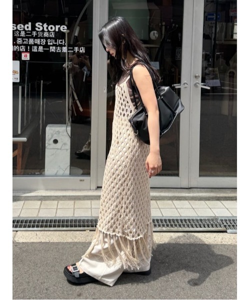 titivate（ティティベイト）の「リネンライクツータックワイドパンツ（その他パンツ・レディース・サンドベージュ/ホワイト/ライトベージュ/ブラウン系その他・SP/S/M/MT/L）」の8枚目の写真