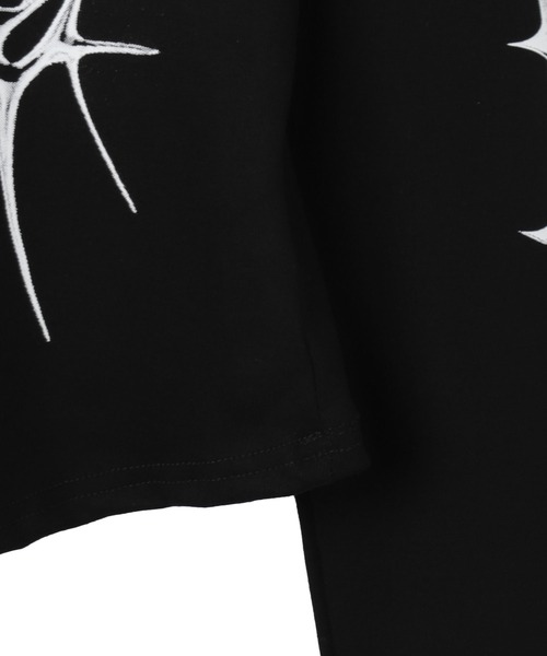 Figments（フィグメンツ）の「スカルハイネックトップ（Tシャツ/カットソー・レディース・ホワイト/ブラック・FREE）」の7枚目の写真