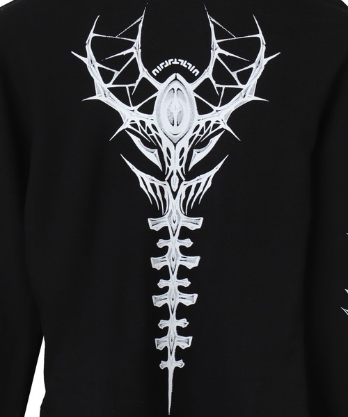 Figments（フィグメンツ）の「スカルハイネックトップ（Tシャツ/カットソー・レディース・ホワイト/ブラック・FREE）」の8枚目の写真