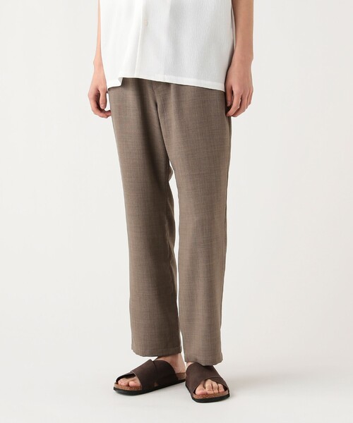 BEAMS HEART(ビームスハート)の「バスケット テーパード パンツ(ウォッシャブル)(その他パンツ・メンズ・ブラック/ブラウン系その他2・XL/L/M/S)」の2枚目の写真