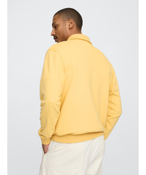 GAP(ギャップ)の「ヴィンテージソフトAthleticロゴ ポロスウェット・トレーナー(スウェット・メンズ・ホワイト系その他/イエロー/ネイビー/ブラウン・XS/XL/L/M/S)」の6枚目の写真