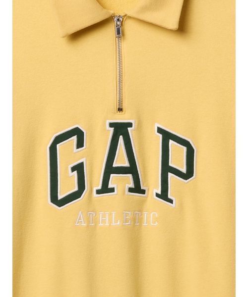 GAP(ギャップ)の「ヴィンテージソフトAthleticロゴ ポロスウェット・トレーナー(スウェット・メンズ・ホワイト系その他/イエロー/ネイビー/ブラウン・XS/XL/L/M/S)」の7枚目の写真