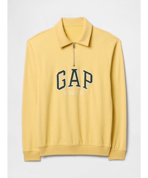 GAP(ギャップ)の「ヴィンテージソフトAthleticロゴ ポロスウェット・トレーナー(スウェット・メンズ・ホワイト系その他/イエロー/ネイビー/ブラウン・XS/XL/L/M/S)」の8枚目の写真
