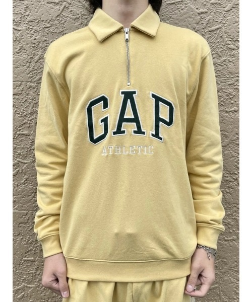 GAP(ギャップ)の「ヴィンテージソフトAthleticロゴ ポロスウェット・トレーナー(スウェット・メンズ・ホワイト系その他/イエロー/ネイビー/ブラウン・XS/XL/L/M/S)」の13枚目の写真