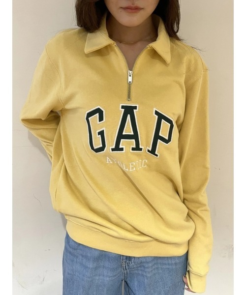 GAP(ギャップ)の「ヴィンテージソフトAthleticロゴ ポロスウェット・トレーナー(スウェット・メンズ・ホワイト系その他/イエロー/ネイビー/ブラウン・XS/XL/L/M/S)」の10枚目の写真
