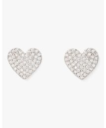 kate spade new york（ケイトスペード ニューヨーク）の「ユアーズ トゥルーリィ パヴェ ハート スタッズ（ピアス（両耳用）・メンズ）」