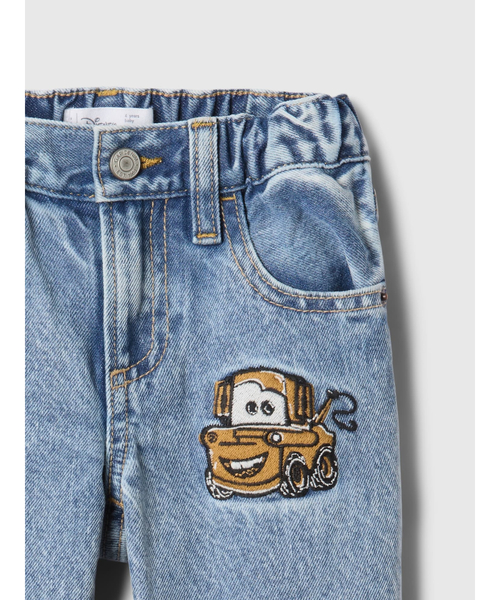 GAP（ギャップ）の「Gap x ディズニー カーズ オリジナルストレートデニム（デニムパンツ・キッズ・ライトインディゴブルー・90cm/80ｃｍ/100cm/95cm/70cm/110cm/105cm）」の2枚目の写真