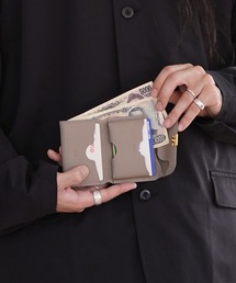 1/2 HALF（ニブンノイチハーフ）の「1/2HALF 撥水レザーコンパクトウォレット（財布）」