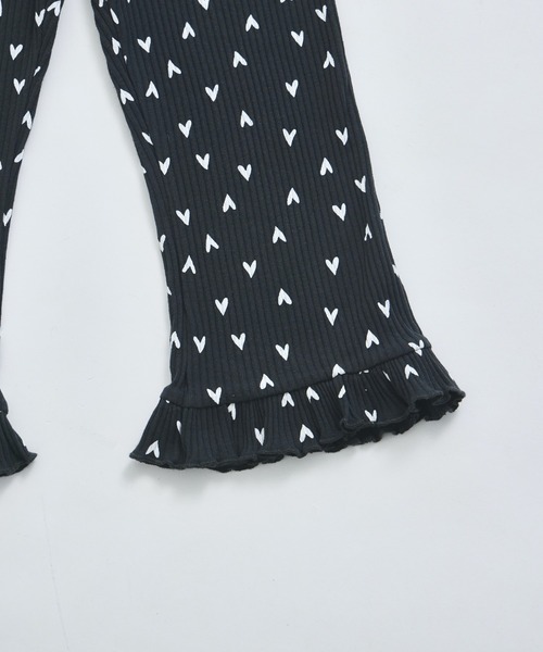 pairmanon（ペアマノン）の「【リブコットン100】ガールズ テレコ 裾フレアパンツ（その他パンツ・キッズ・ブラック/ブラック系その他2/ブラウン/ホワイト系その他/ベージュ/ブラック系その他/ベージュ系その他/ホワイト系その他3/ホワイト系その他2/ブラウン系その他/ピンク系その他/ホワイト系その他4・100/110/140/90/130/150/120）」の17枚目の写真