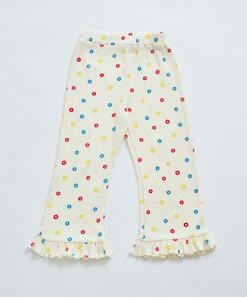 pairmanon（ペアマノン）の「【リブコットン100】ガールズ テレコ 裾フレアパンツ（その他パンツ・キッズ・ブラック/ブラック系その他2/ブラウン/ホワイト系その他/ベージュ/ブラック系その他/ベージュ系その他/ホワイト系その他3/ホワイト系その他2/ブラウン系その他/ピンク系その他/ホワイト系その他4・100/110/140/90/130/150/120）」の20枚目の写真