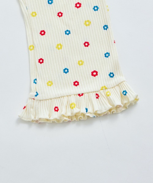 pairmanon（ペアマノン）の「【リブコットン100】ガールズ テレコ 裾フレアパンツ（その他パンツ・キッズ・ブラック/ブラック系その他2/ブラウン/ホワイト系その他/ベージュ/ブラック系その他/ベージュ系その他/ホワイト系その他3/ホワイト系その他2/ブラウン系その他/ピンク系その他/ホワイト系その他4・100/110/140/90/130/150/120）」の21枚目の写真