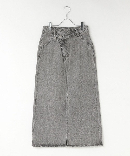 LOWRYS FARM（ローリーズファーム）の「ＣＯＮＥ／アシメタイトスカート　252608（スカート・レディース・グレー/ブラック/ブルー・MEDIUM/LARGE）」の18枚目の写真