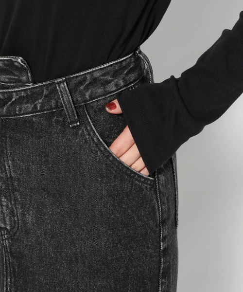 LOWRYS FARM（ローリーズファーム）の「ＣＯＮＥ／アシメタイトスカート　252608（スカート・レディース・グレー/ブラック/ブルー・MEDIUM/LARGE）」の13枚目の写真