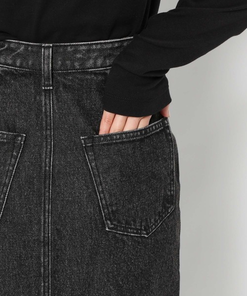 LOWRYS FARM（ローリーズファーム）の「ＣＯＮＥ／アシメタイトスカート　252608（スカート・レディース・グレー/ブラック/ブルー・MEDIUM/LARGE）」の10枚目の写真