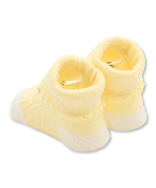 SLAP SLIP BABY（スラップスリップベビー）の「【お揃い】クマウサギひよこクルマモチーフソックスベビー(9~12cm)（ベビーシューズ/ベビーソックス・キッズ・オフホワイト/レッド/ベージュ/イエロー・FREE）」の14枚目の写真