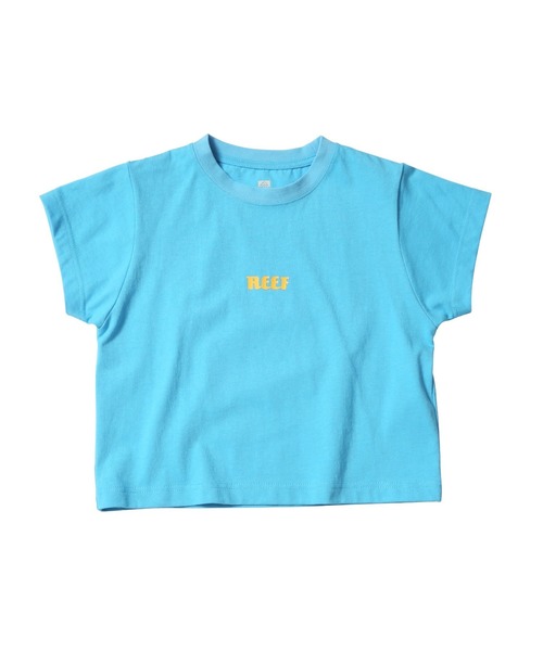 REEF(リーフ)の「【REEF】 HERITAGE LOGO S/S TEE(Tシャツ/カットソー・レディース・コーラル/ホワイト/ブルー・SMALL/MEDIUM/LARGE)」の2枚目の写真