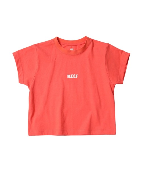 REEF(リーフ)の「【REEF】 HERITAGE LOGO S/S TEE(Tシャツ/カットソー・レディース・コーラル/ホワイト/ブルー・SMALL/MEDIUM/LARGE)」の3枚目の写真